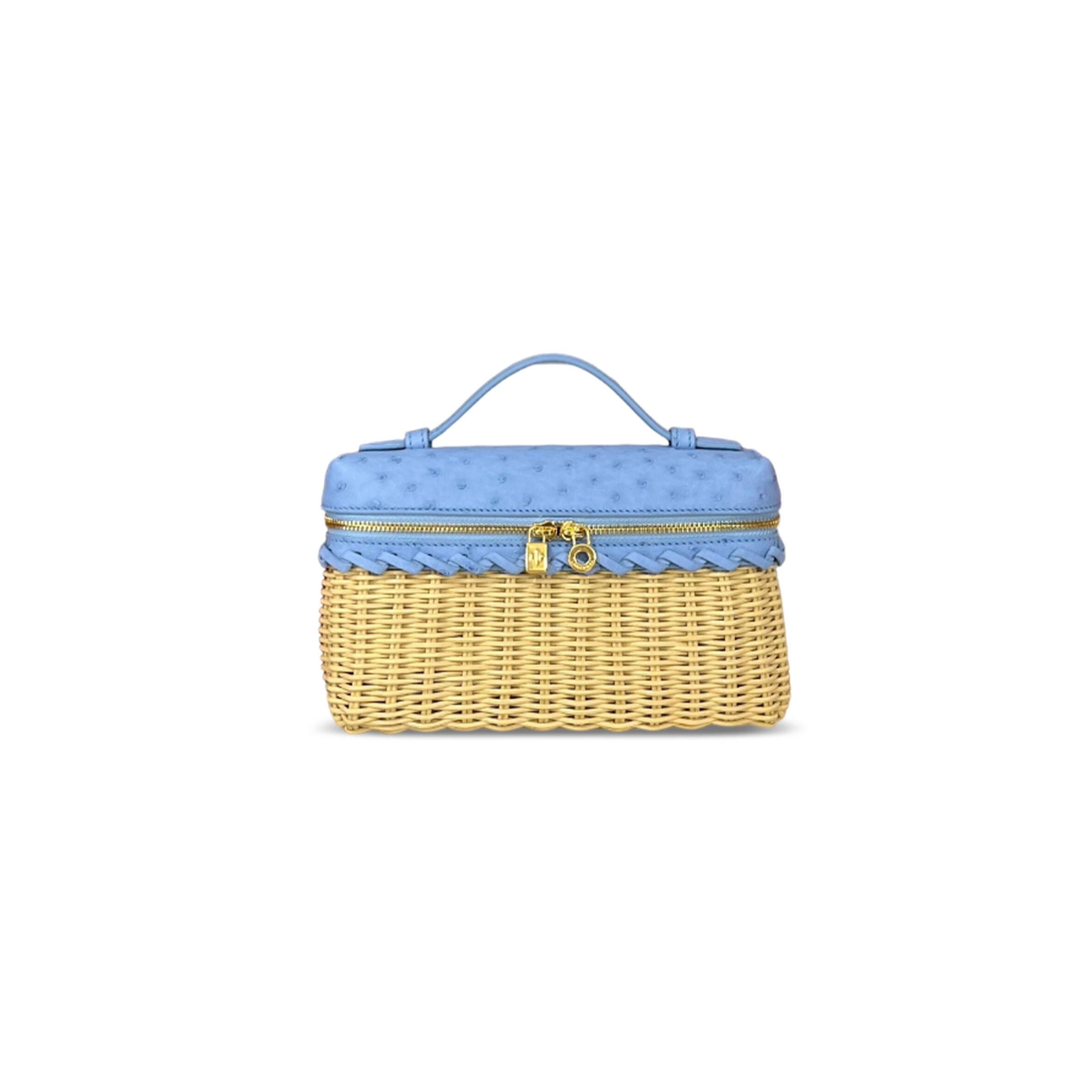 LORO PIANA EXTRA POCKET L19 EAST-WEST WICKER FAO1102_B3BT (19*12*7cm)